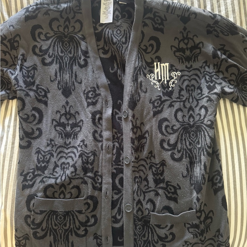 Her Universe Black and Gray Men's Cardigan